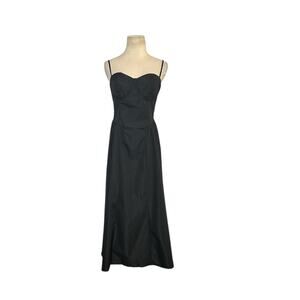 Shein black sleeveless long dress size large